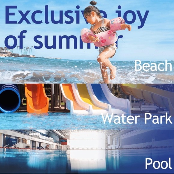 Magical Mermaid Pink Swim Flotation Learn Vest Girls 30-55 Lbs 2-6 Year Old New - Picture 6 of 6